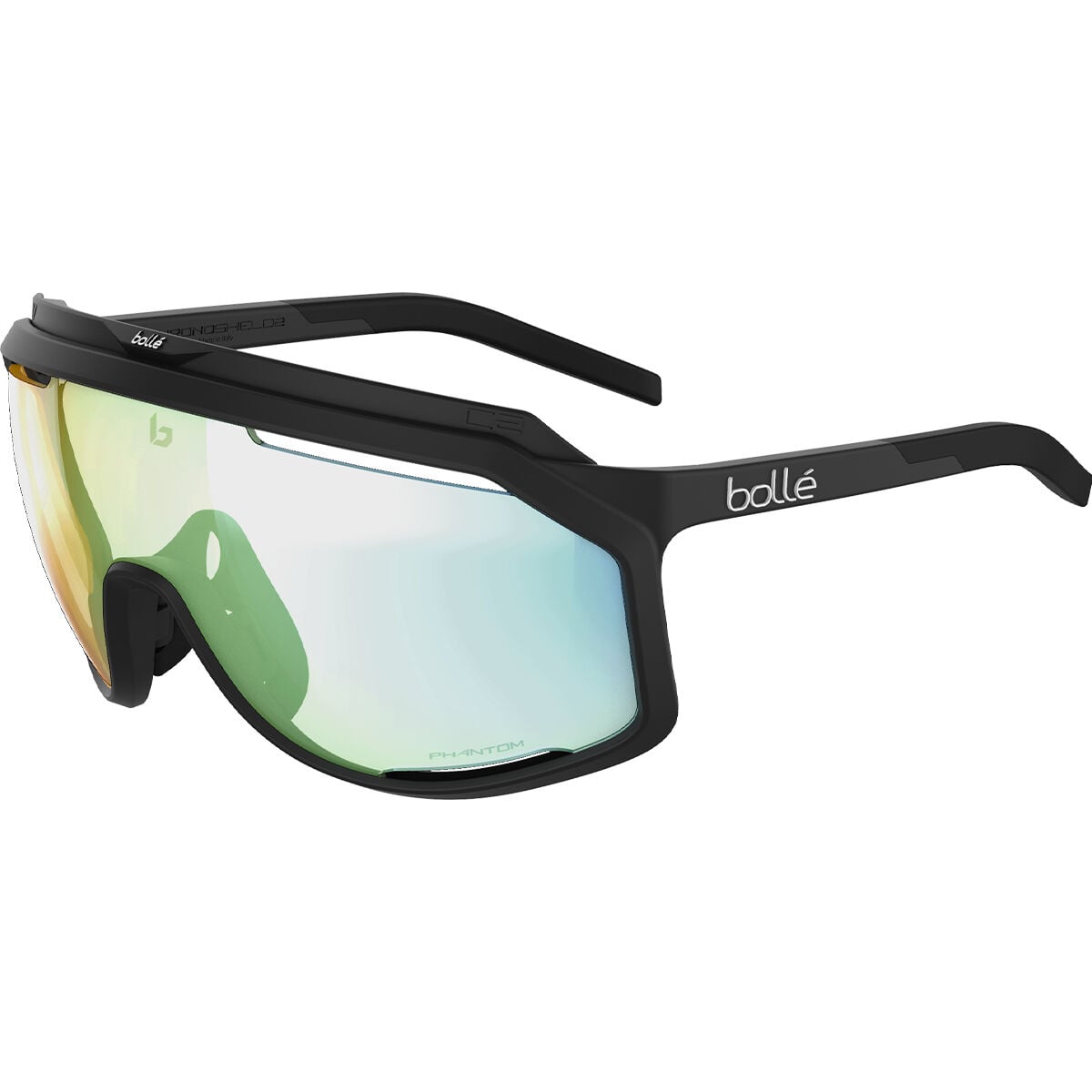 CHRONOSHIELD, Black Matte-Phantom Clear Green Photochromic, hi-res image number null